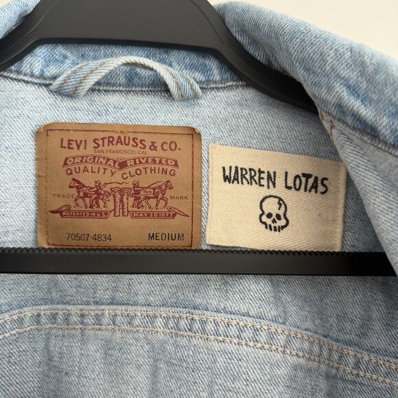 Warren Lotas Levis Trucker Jacket SSense Exclusive Sturgis Black Hills Rally - Picture 8 of 13